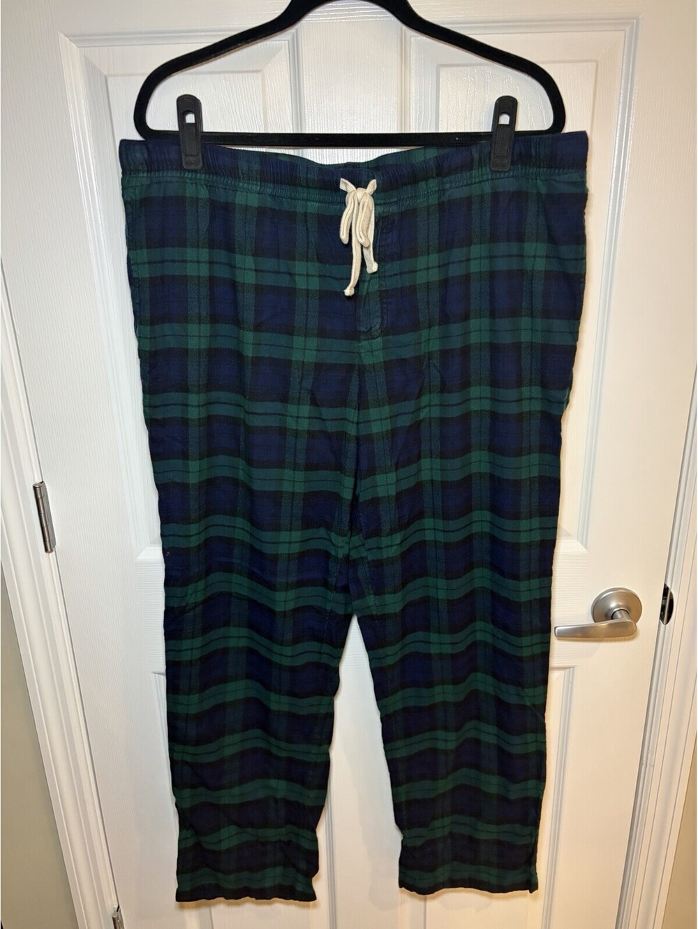 Vineyard Vines Men’s Flannel Pajama Pants Size XL Black Watch Plaid